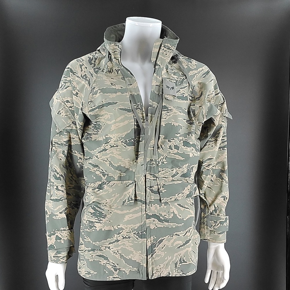 Valley Apparel APECS Parka Tiger‎ Stripe Digital Camo Jacket Small Regular USAF